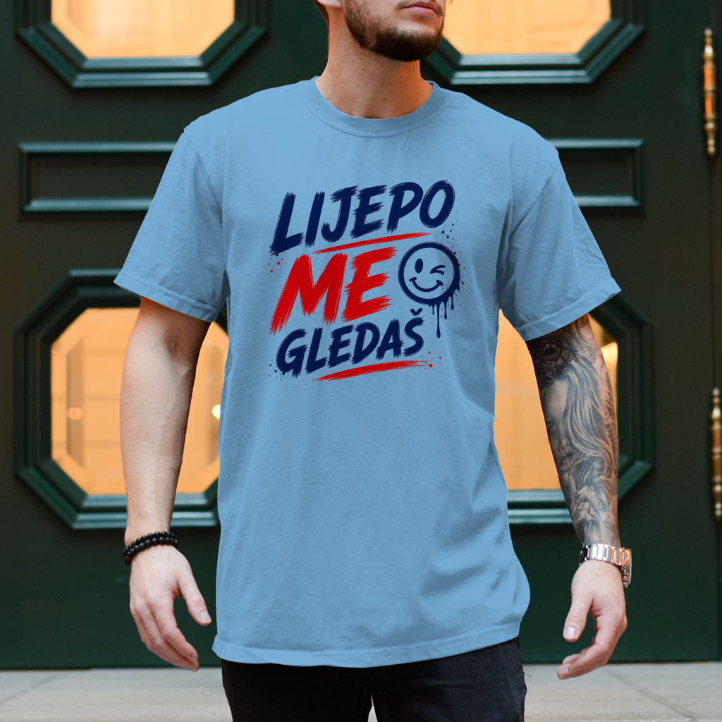 Herren T-Shirt Lijepo me gledas