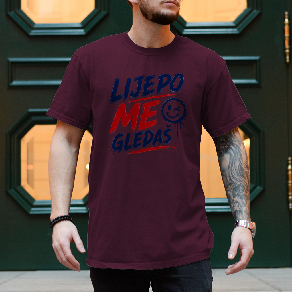 Herren T-Shirt Lijepo me gledas