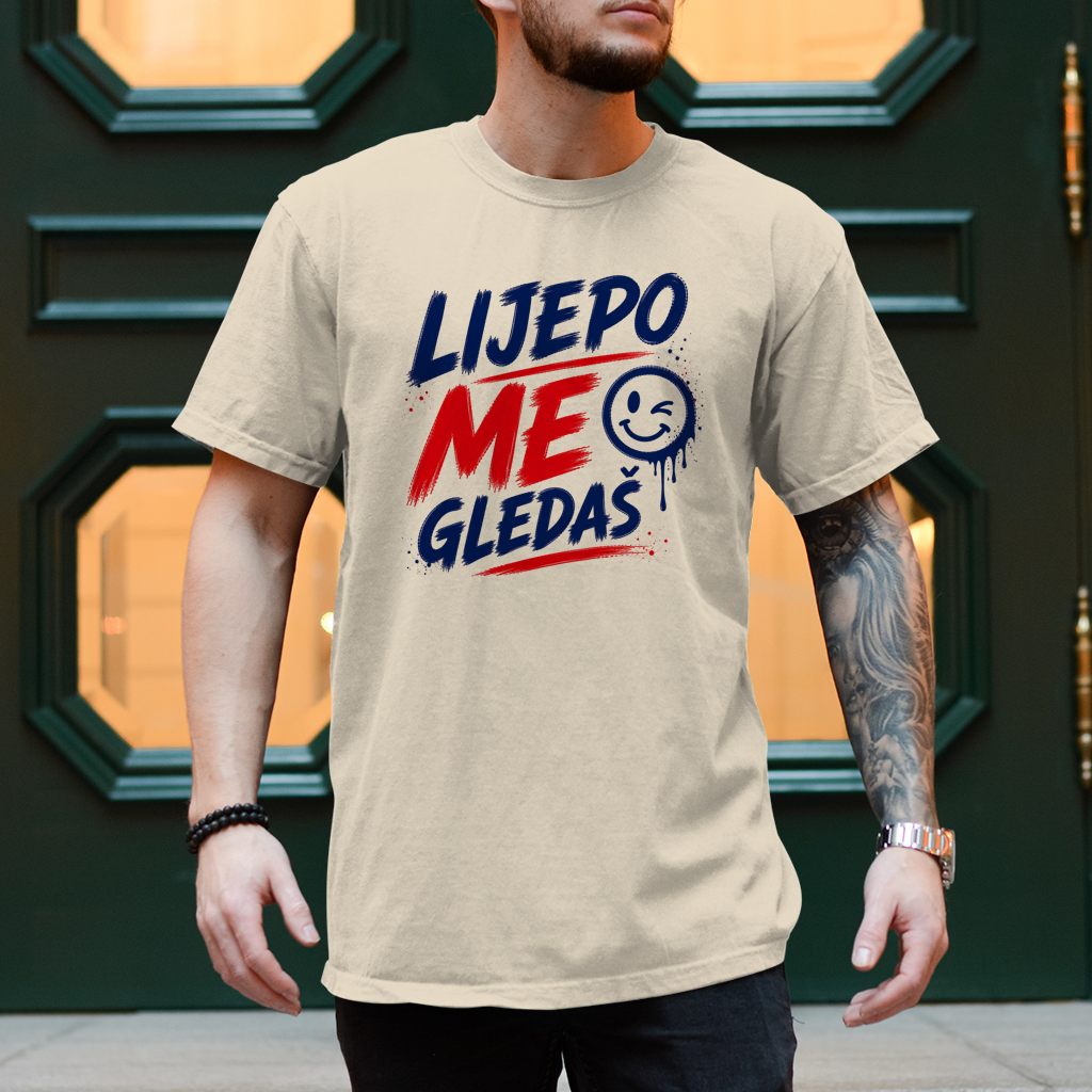 Herren T-Shirt Lijepo me gledas