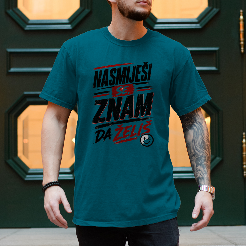 Herren T-Shirt Nasmijesi se znam da zelis