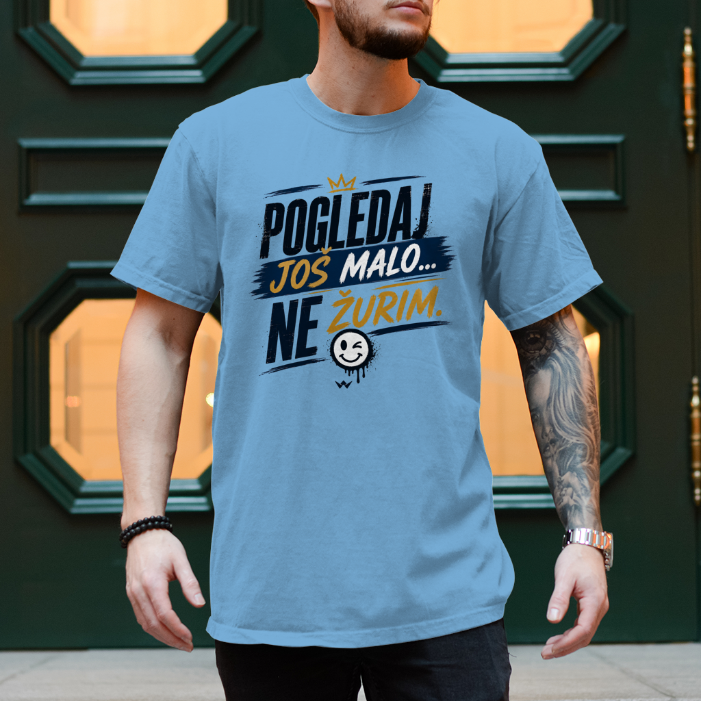 Herren T-Shirt Pogledaj jos malo