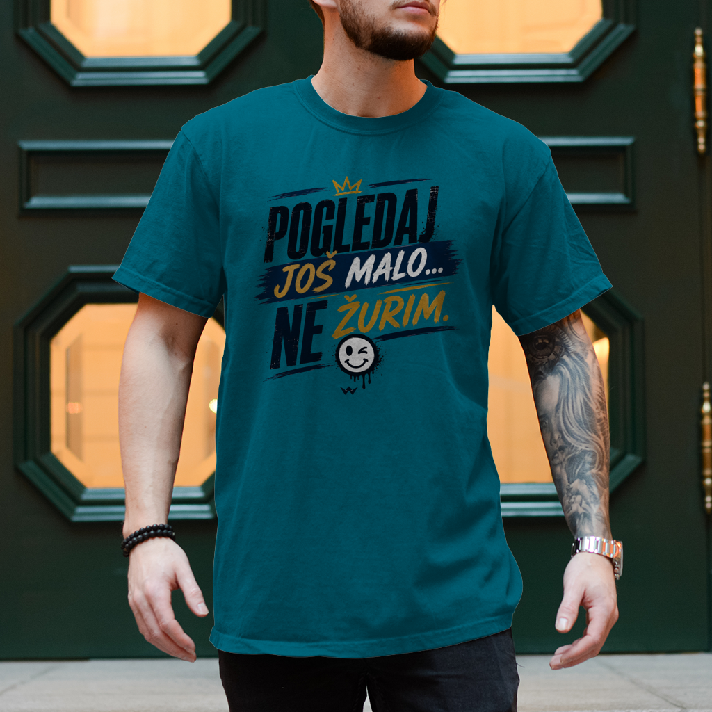 Herren T-Shirt Pogledaj jos malo