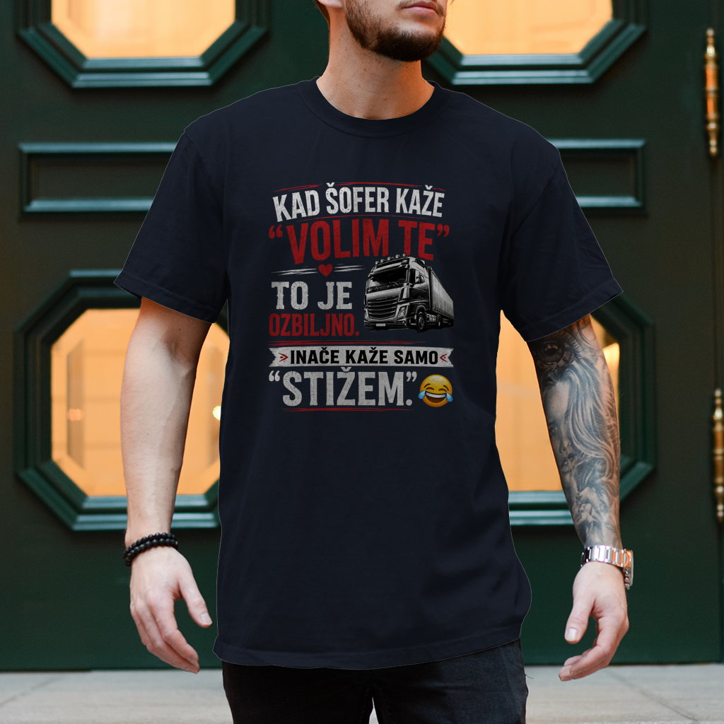 Muška majica Volim te