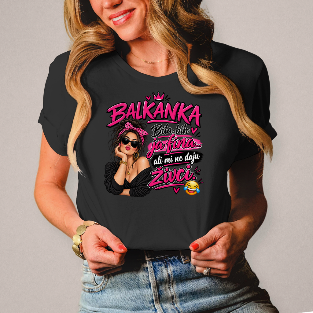 Damen T-Shirt Ne daju mi zivci