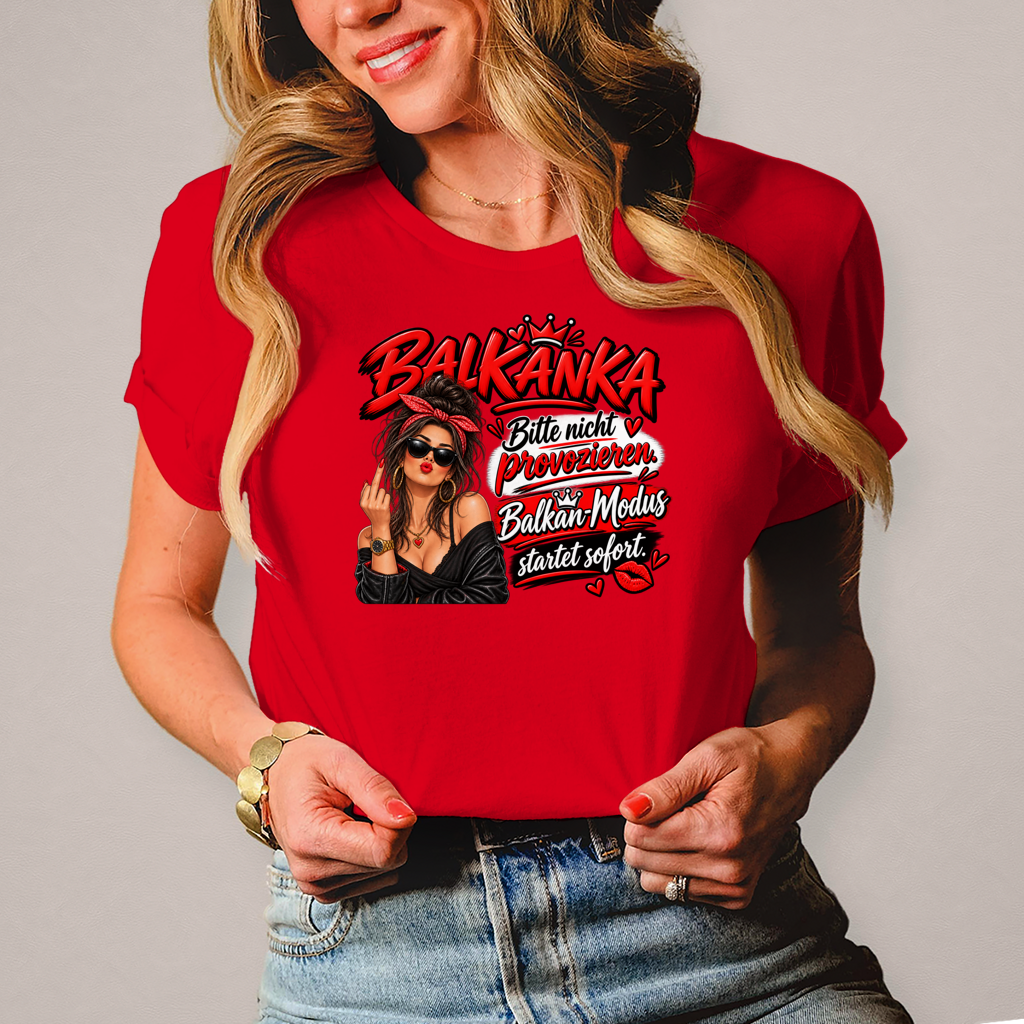 Damen T-Shirt Bitte nicht provozieren