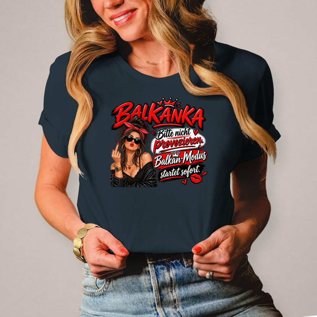 Damen T-Shirt Bitte nicht provozieren