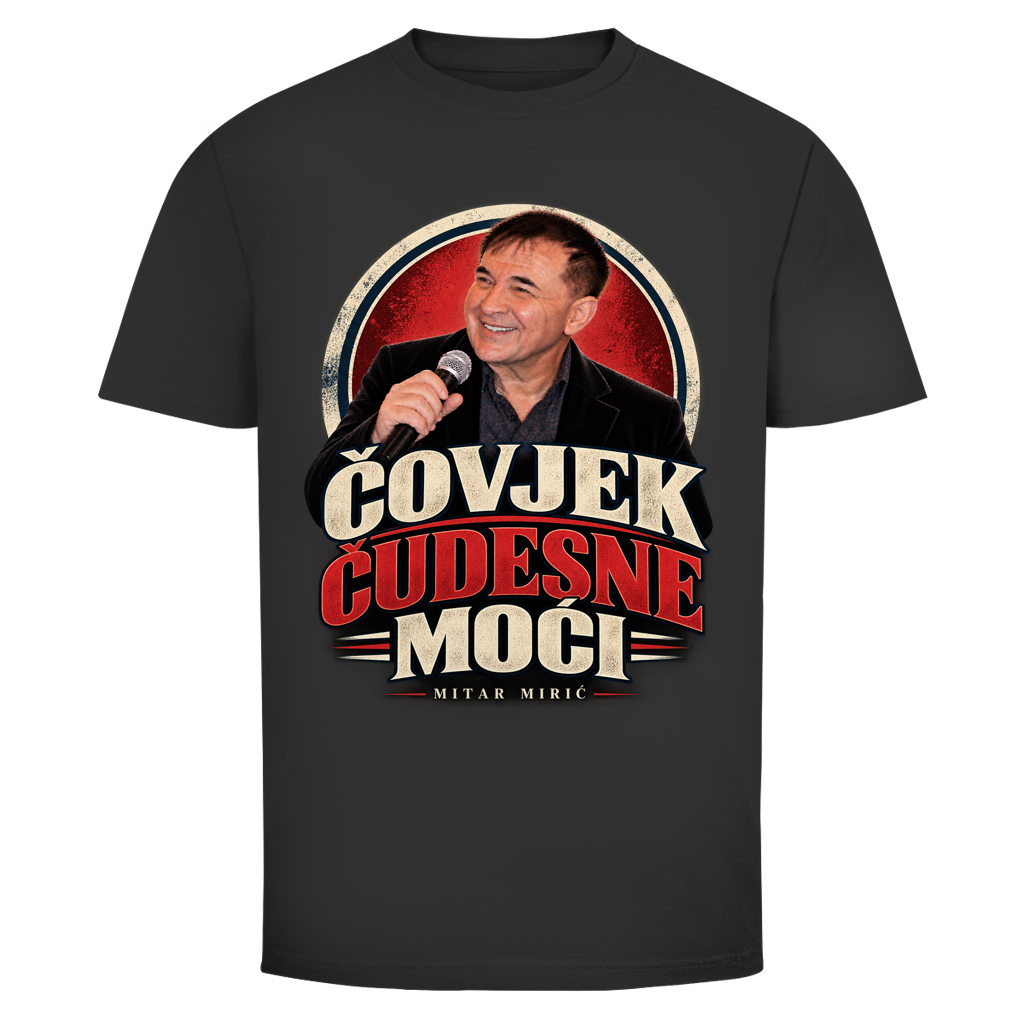 Herren T-Shirt  Mitar Miric Covjek Cudesne moci