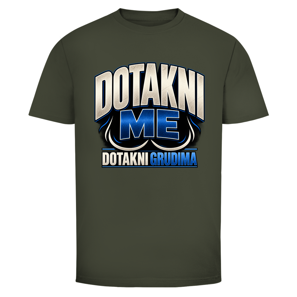 Herren T-Shirt  Mitar Mirić „Dotakni me“ - Blau design