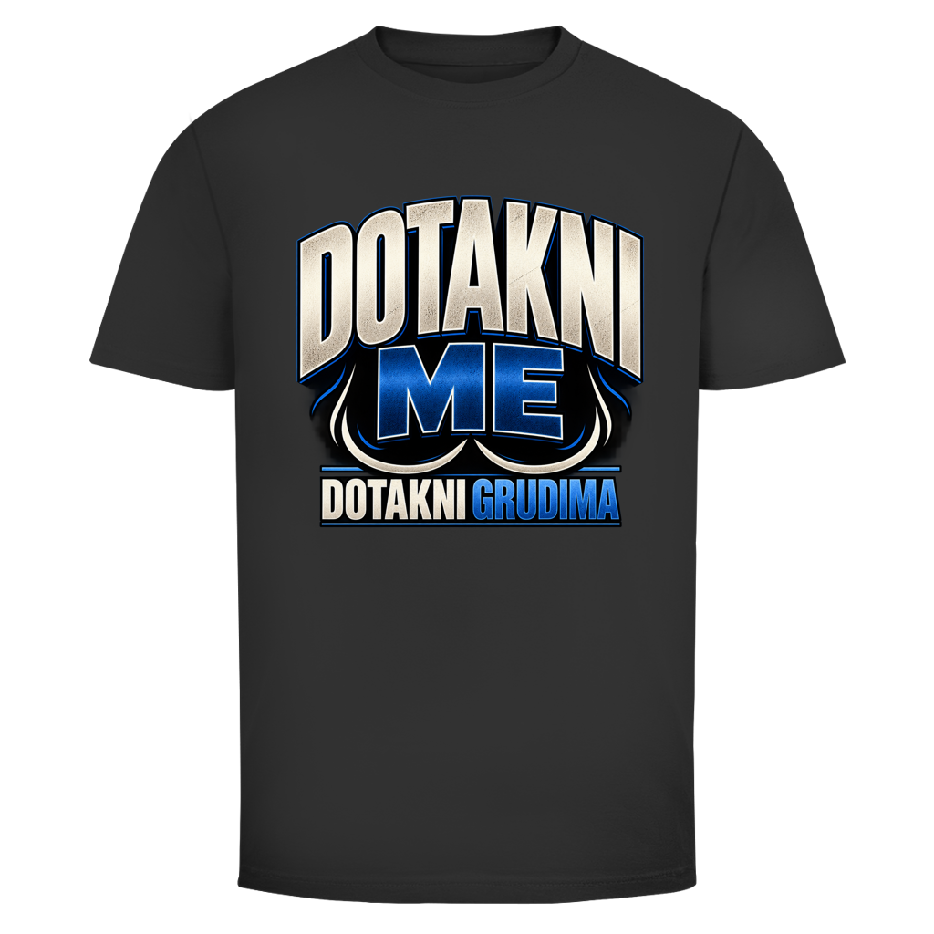 Herren T-Shirt  Mitar Mirić „Dotakni me“ - Blau design