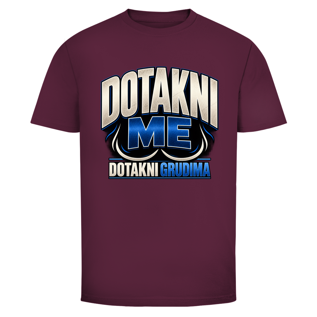 Herren T-Shirt  Mitar Mirić „Dotakni me“ - Blau design