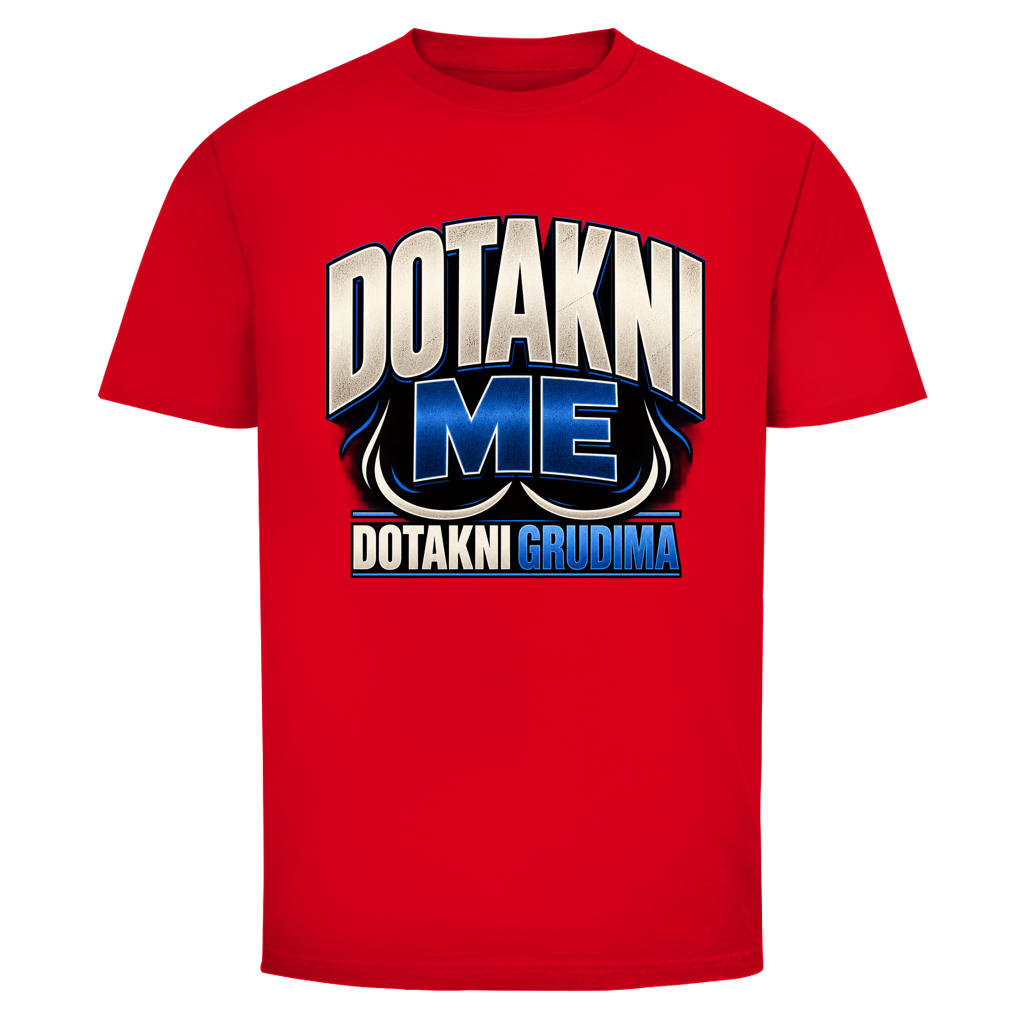 Herren T-Shirt  Mitar Mirić „Dotakni me“ - Blau design
