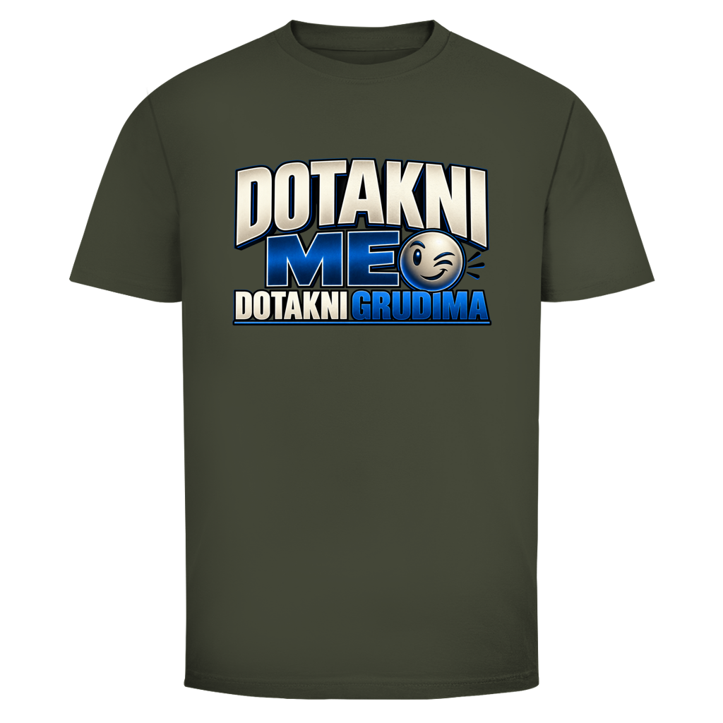Herren T-Shirt  Mitar Mirić „Dotakni me“ | Balkan Kult Shirt Blau