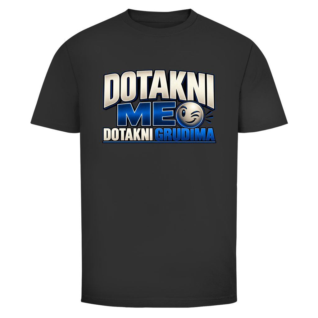 Herren T-Shirt  Mitar Mirić „Dotakni me“ | Balkan Kult Shirt Blau