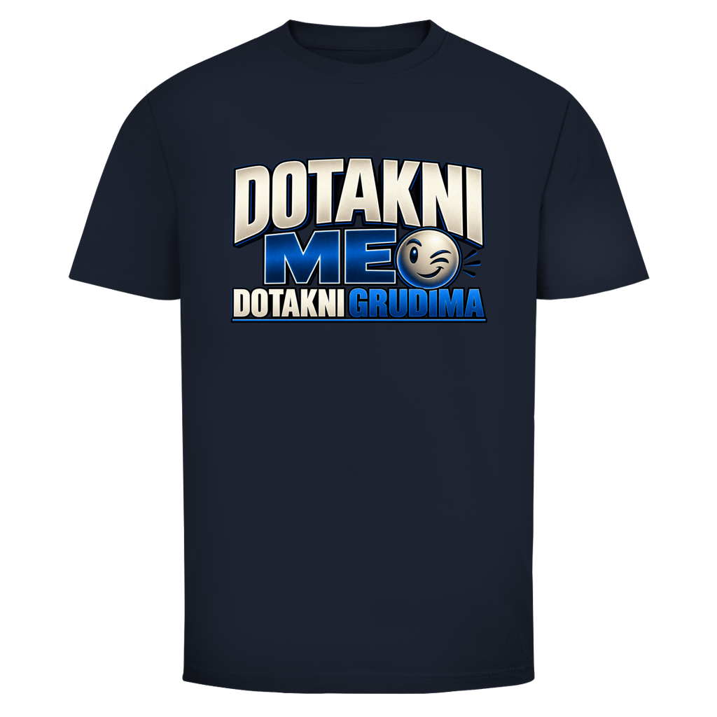 Herren T-Shirt  Mitar Mirić „Dotakni me“ | Balkan Kult Shirt Blau