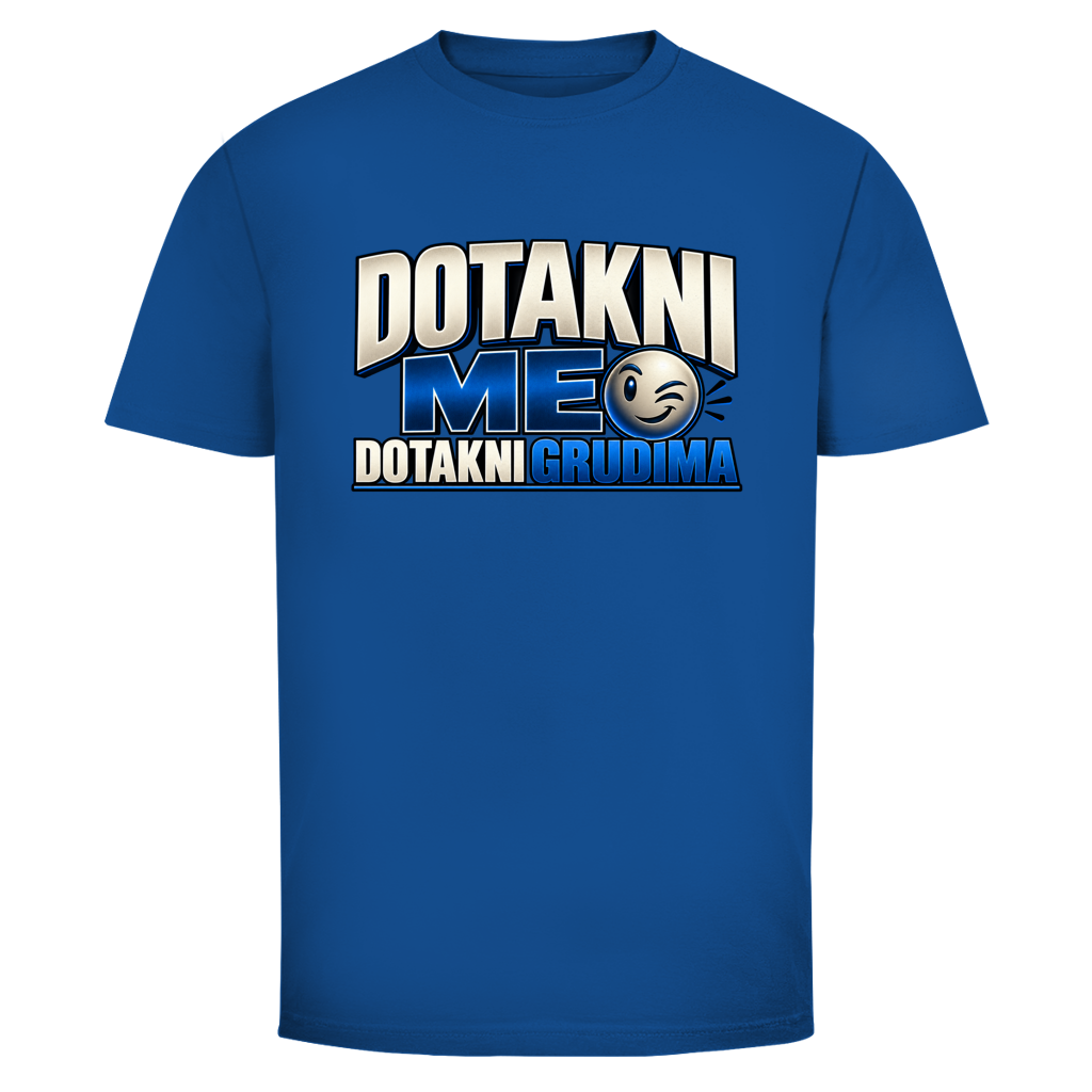 Herren T-Shirt  Mitar Mirić „Dotakni me“ | Balkan Kult Shirt Blau