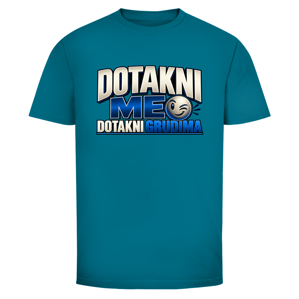 Herren T-Shirt  Mitar Mirić „Dotakni me“ | Balkan Kult Shirt Blau