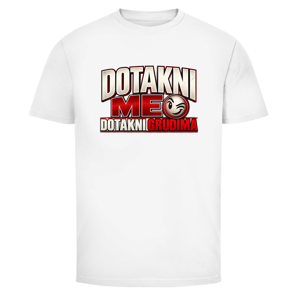 Herren T-Shirt  Mitar Mirić „Dotakni me“ | Balkan Kult Shirt Rot