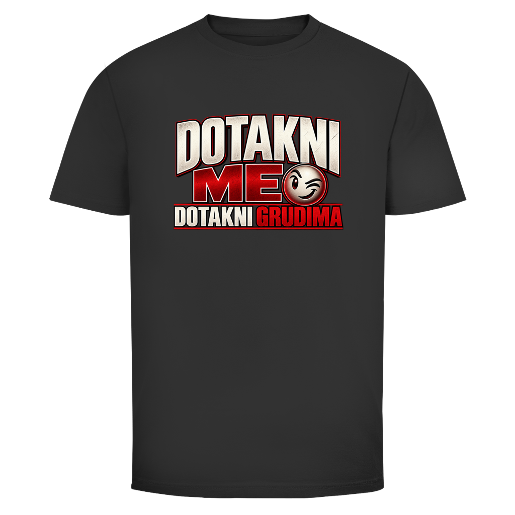 Herren T-Shirt  Mitar Mirić „Dotakni me“ | Balkan Kult Shirt Rot