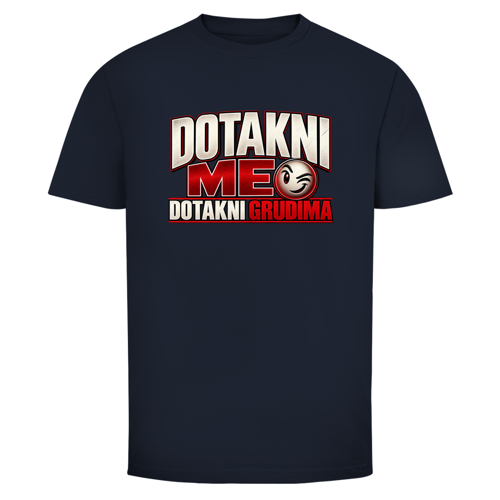 Herren T-Shirt  Mitar Mirić „Dotakni me“ | Balkan Kult Shirt Rot
