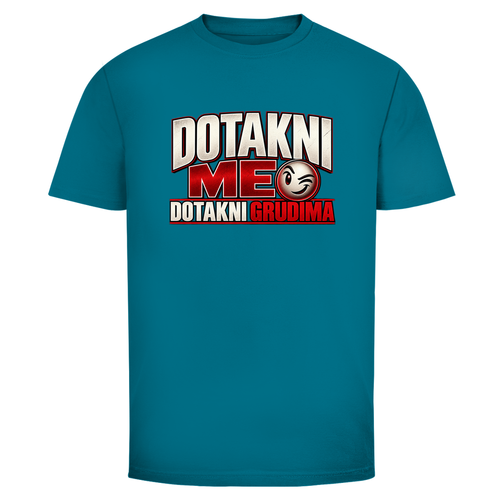 Herren T-Shirt  Mitar Mirić „Dotakni me“ | Balkan Kult Shirt Rot