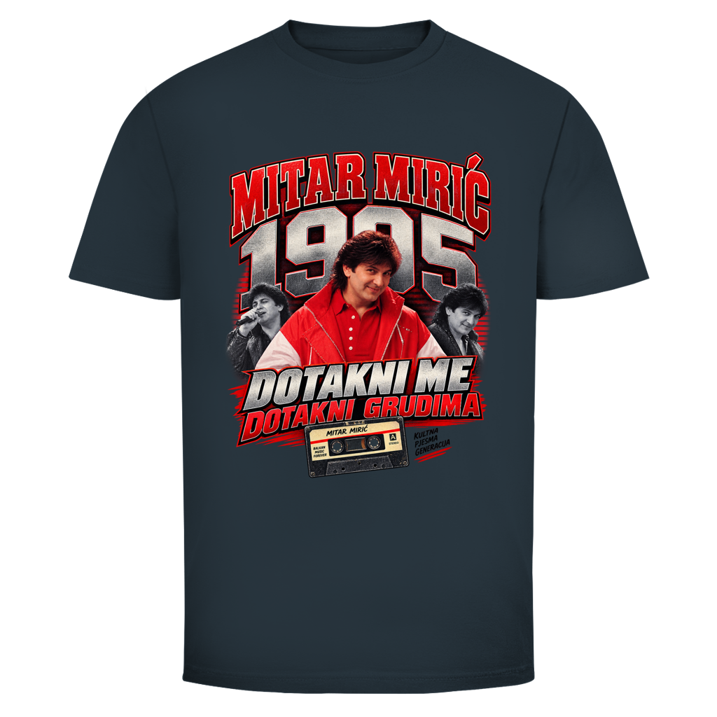 Herren T-Shirt  Mitar Mirić „Dotakni me“  1995 | Balkan Kult Shirt Rot