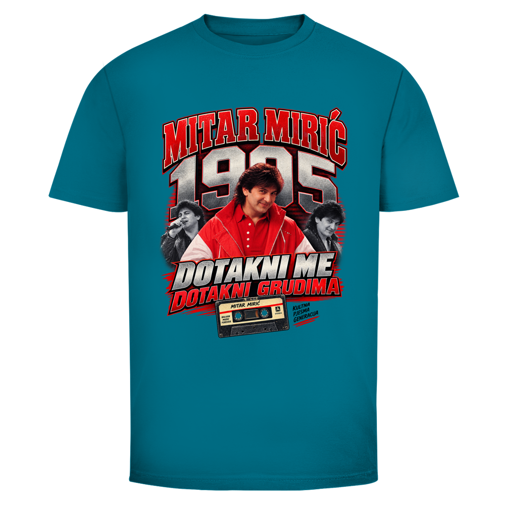 Herren T-Shirt  Mitar Mirić „Dotakni me“  1995 | Balkan Kult Shirt Rot