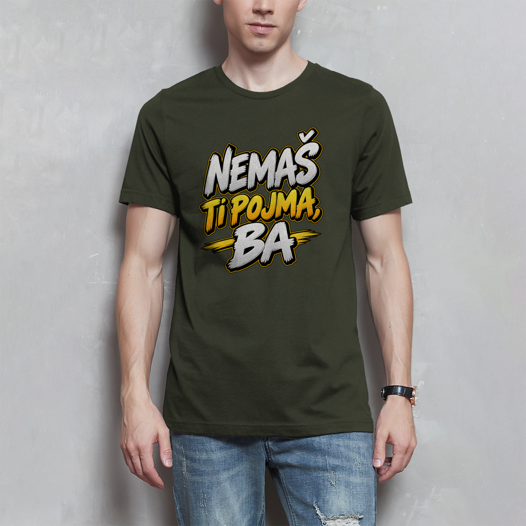 Herren T-Shirt - Nemas ti pojma ba