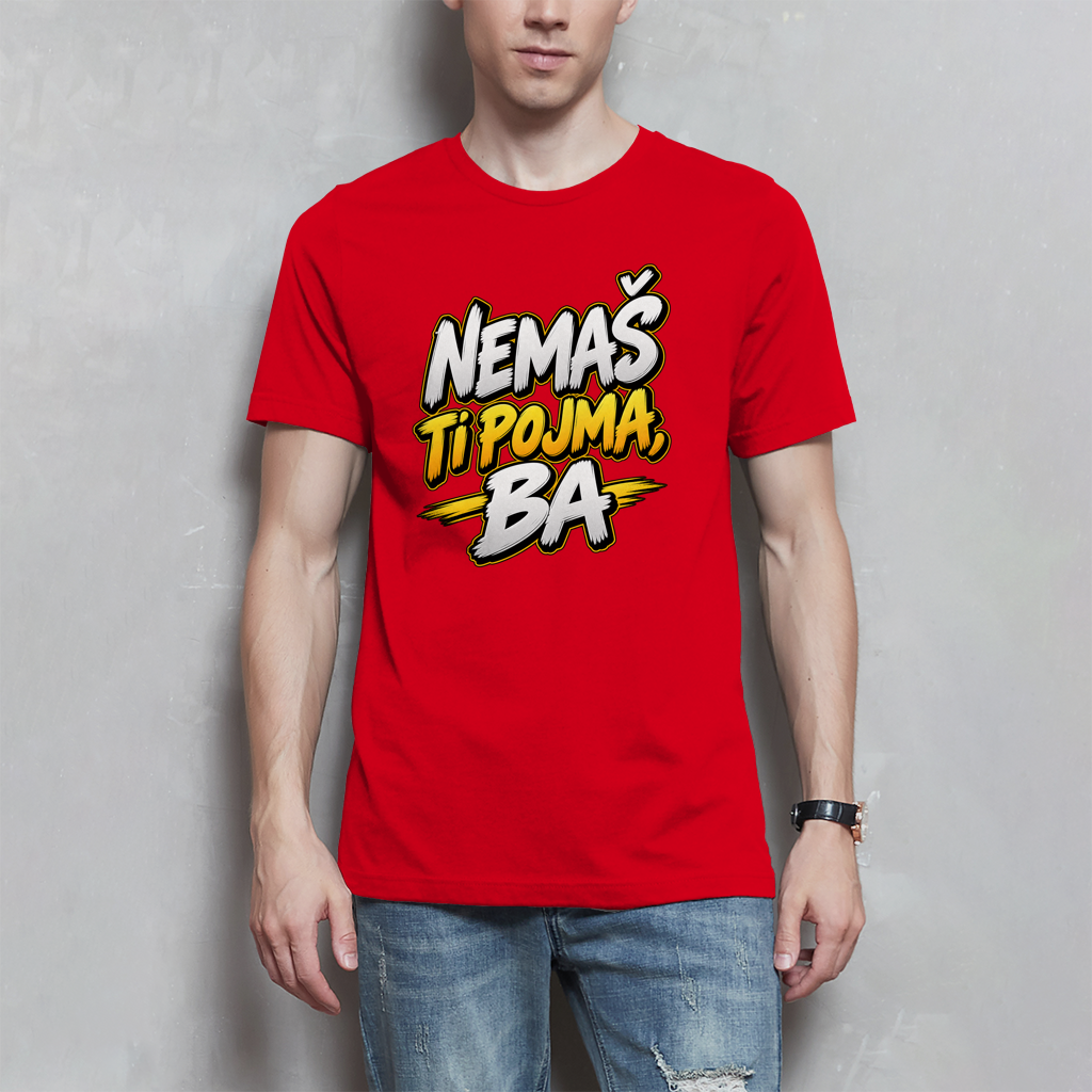 Herren T-Shirt - Nemas ti pojma ba