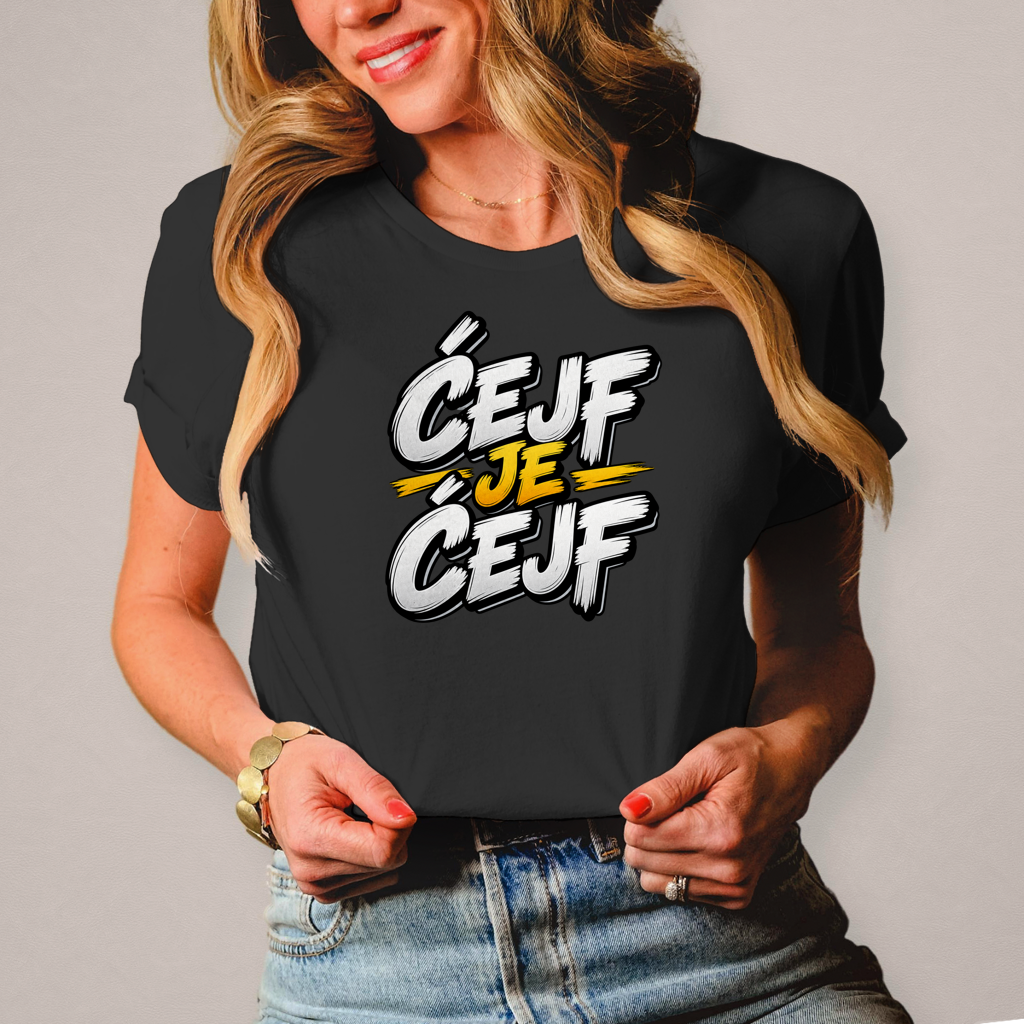 Damen T-Shirt Cejf je cejf