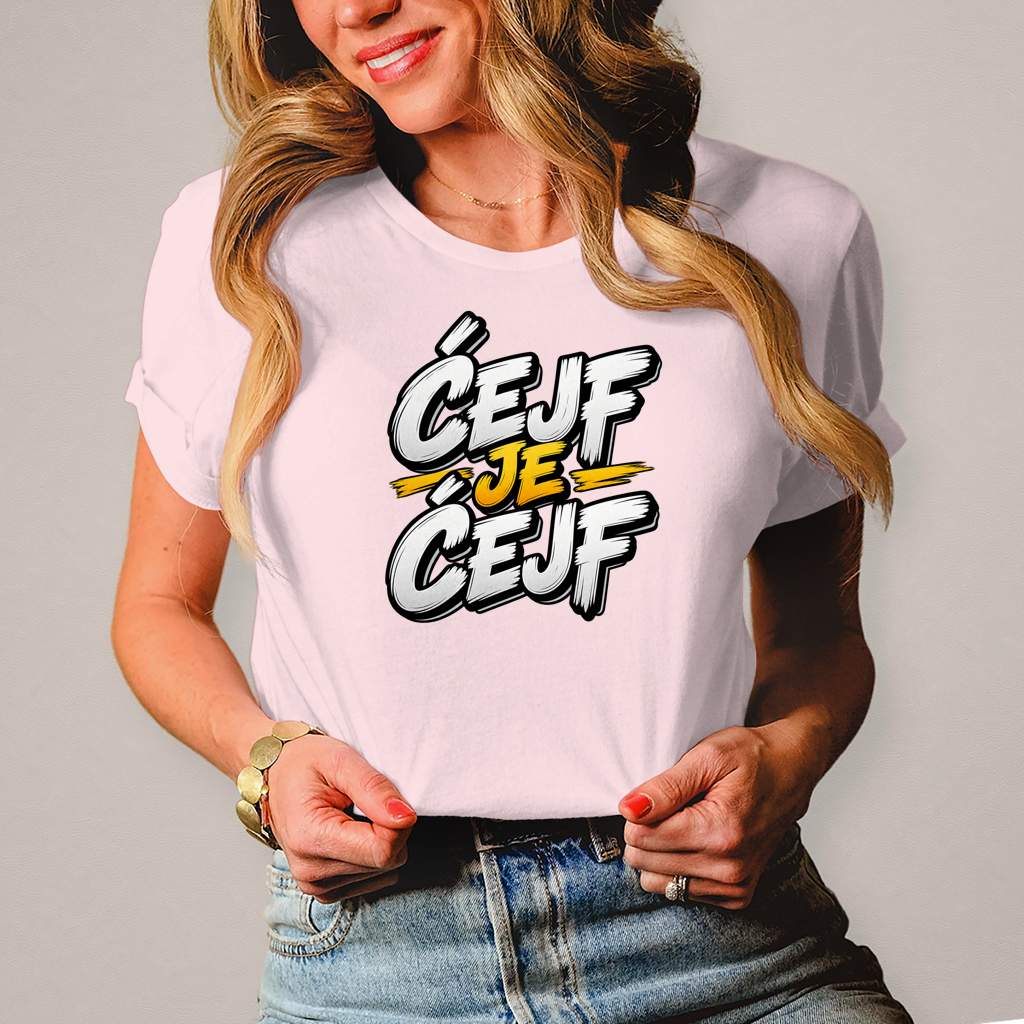 Damen T-Shirt Cejf je cejf