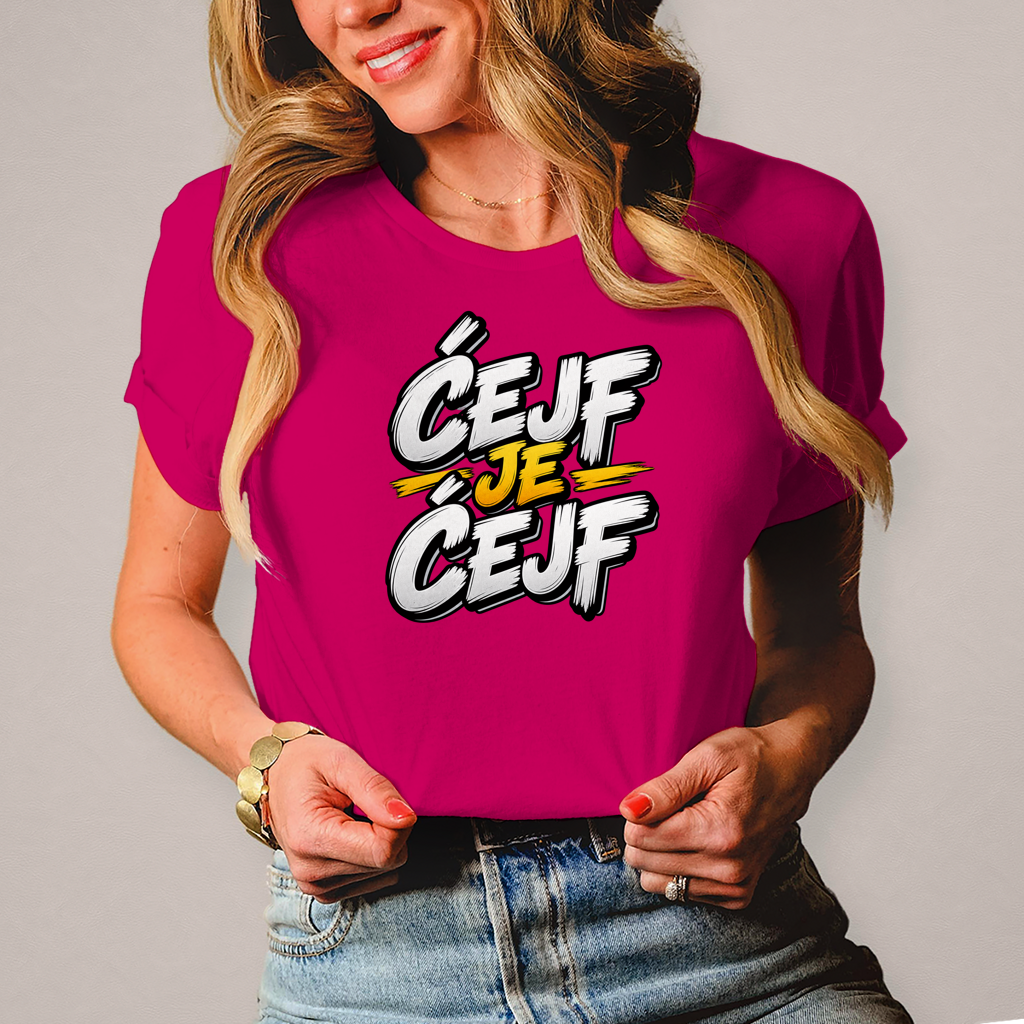 Damen T-Shirt Cejf je cejf