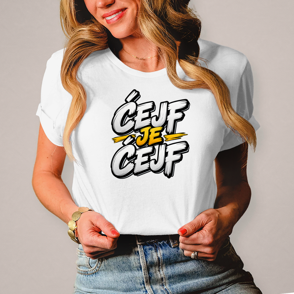 Damen T-Shirt Cejf je cejf