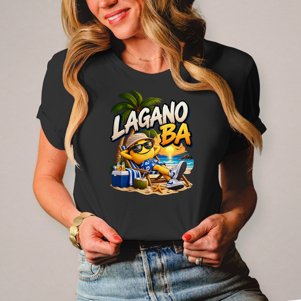 Damen T-Shirt Lagano ba Beach Edition