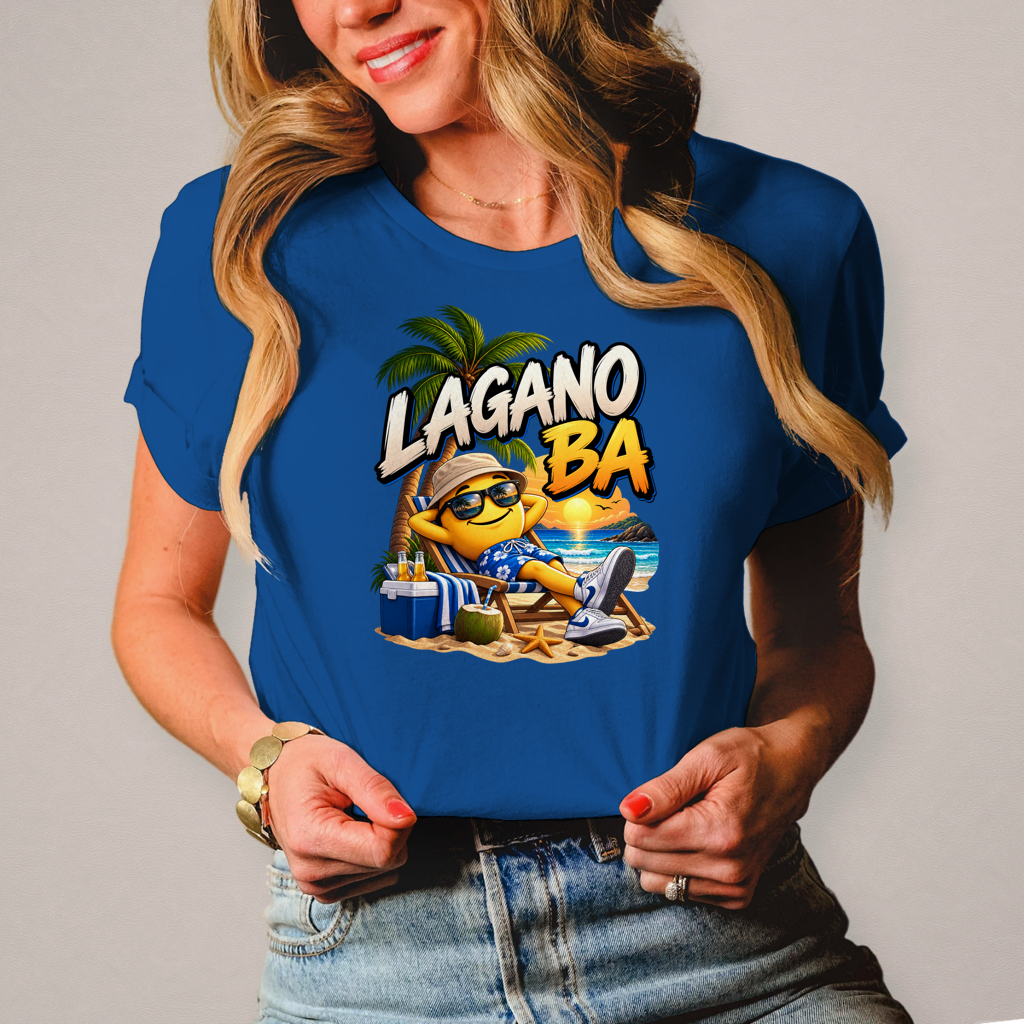 Damen T-Shirt Lagano ba Beach Edition