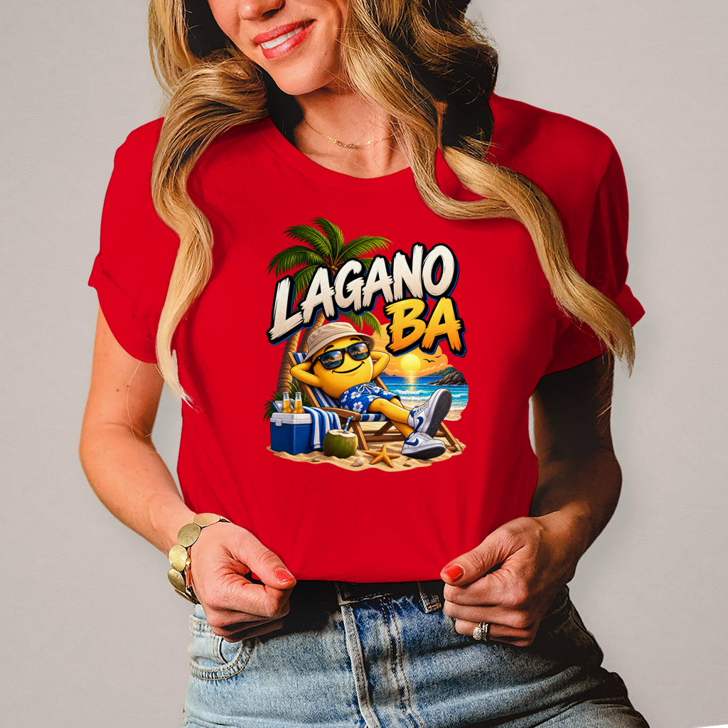 Damen T-Shirt Lagano ba Beach Edition