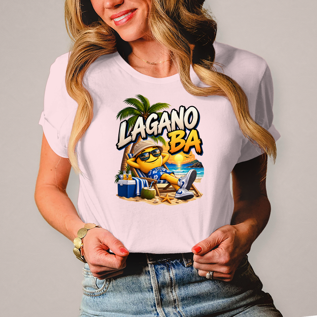 Damen T-Shirt Lagano ba Beach Edition