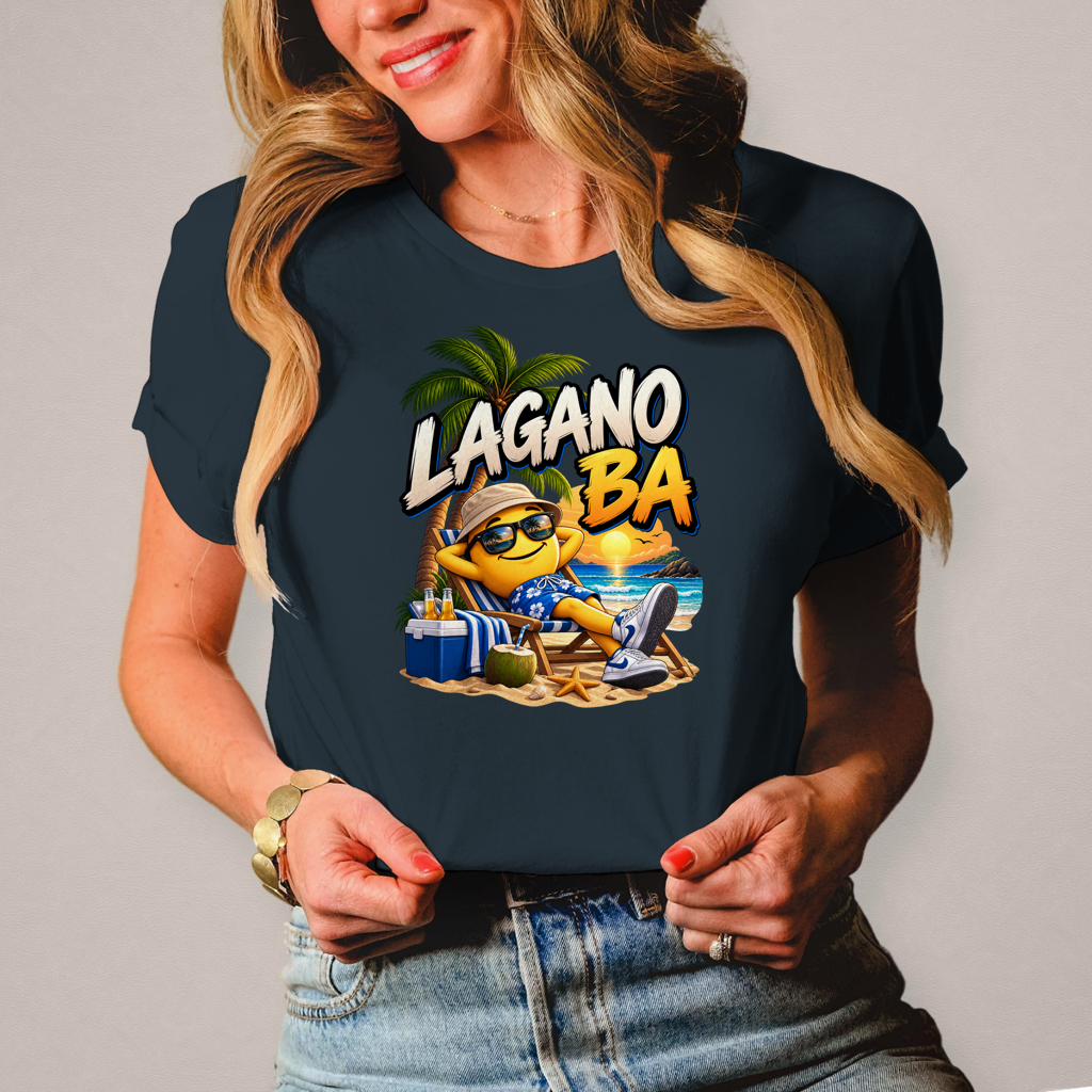 Damen T-Shirt Lagano ba Beach Edition
