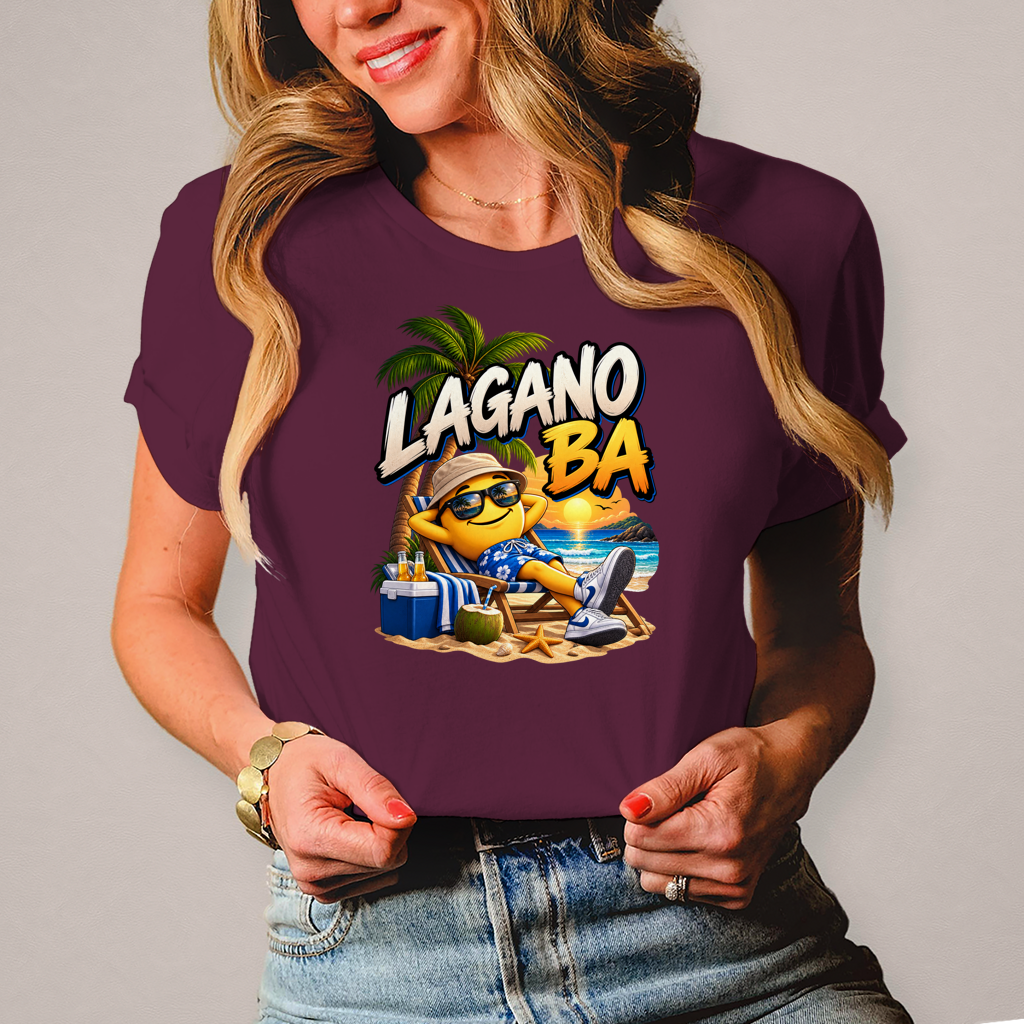 Damen T-Shirt Lagano ba Beach Edition