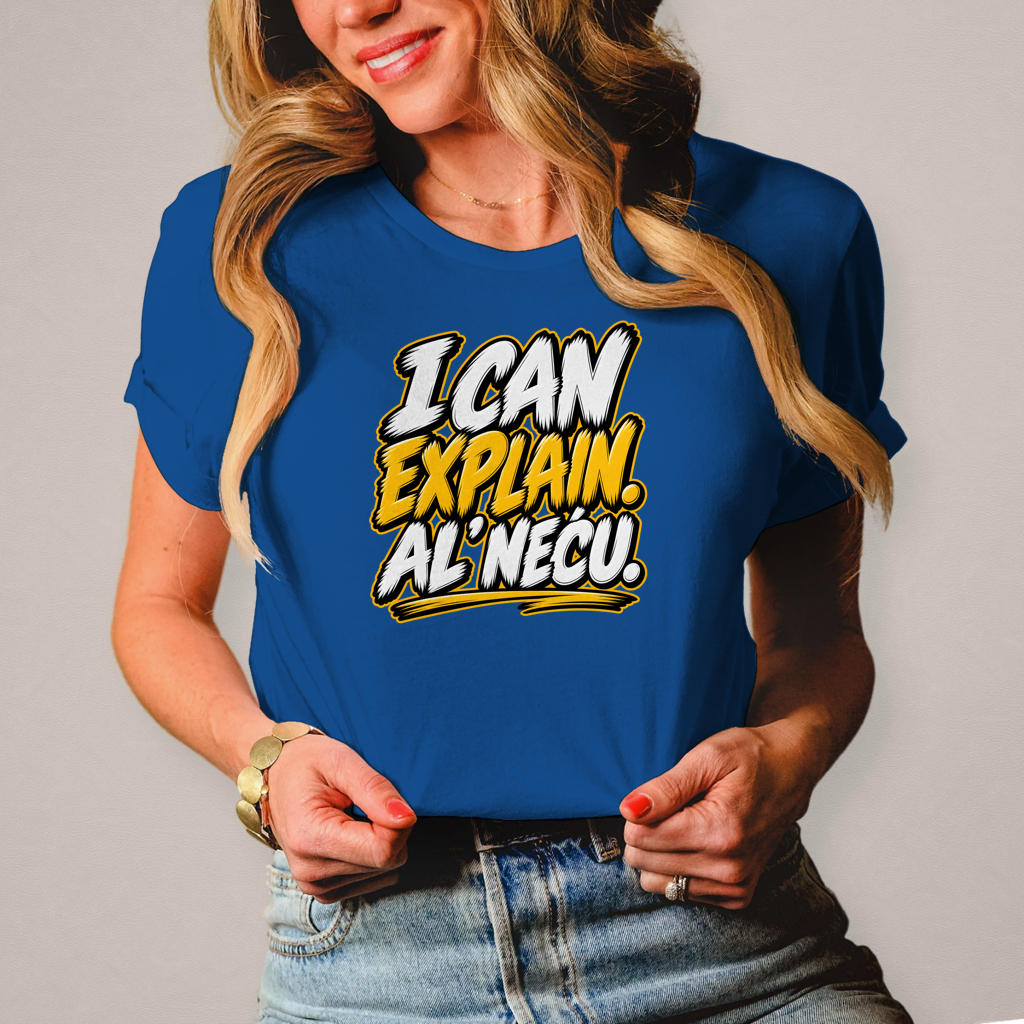 Damen T-Shirt I can explain al necu