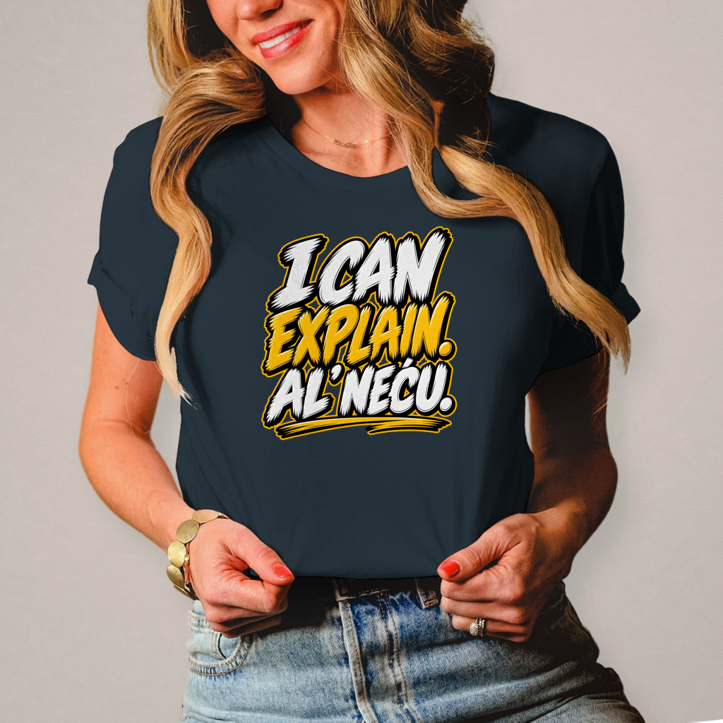 Damen T-Shirt I can explain al necu