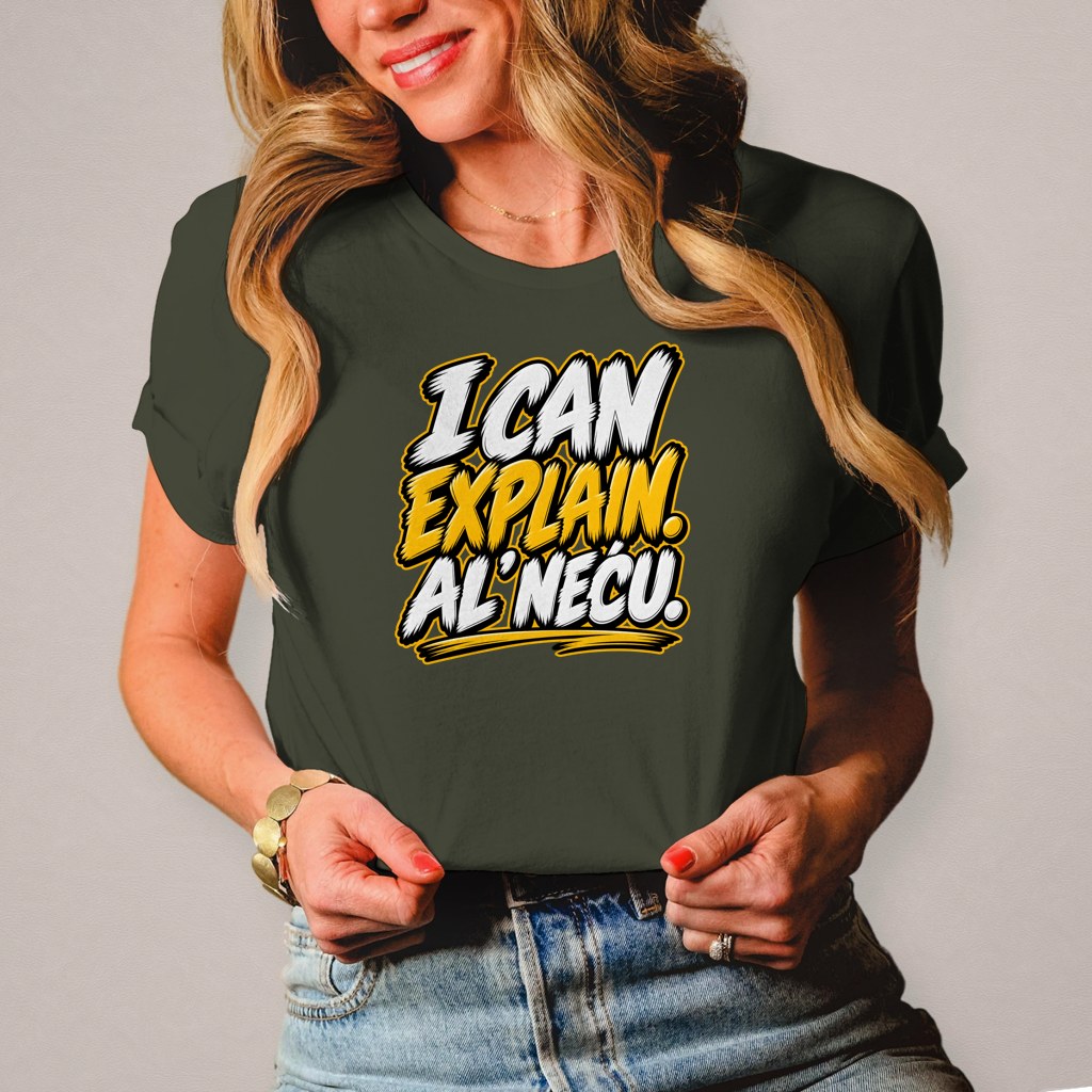 Damen T-Shirt I can explain al necu