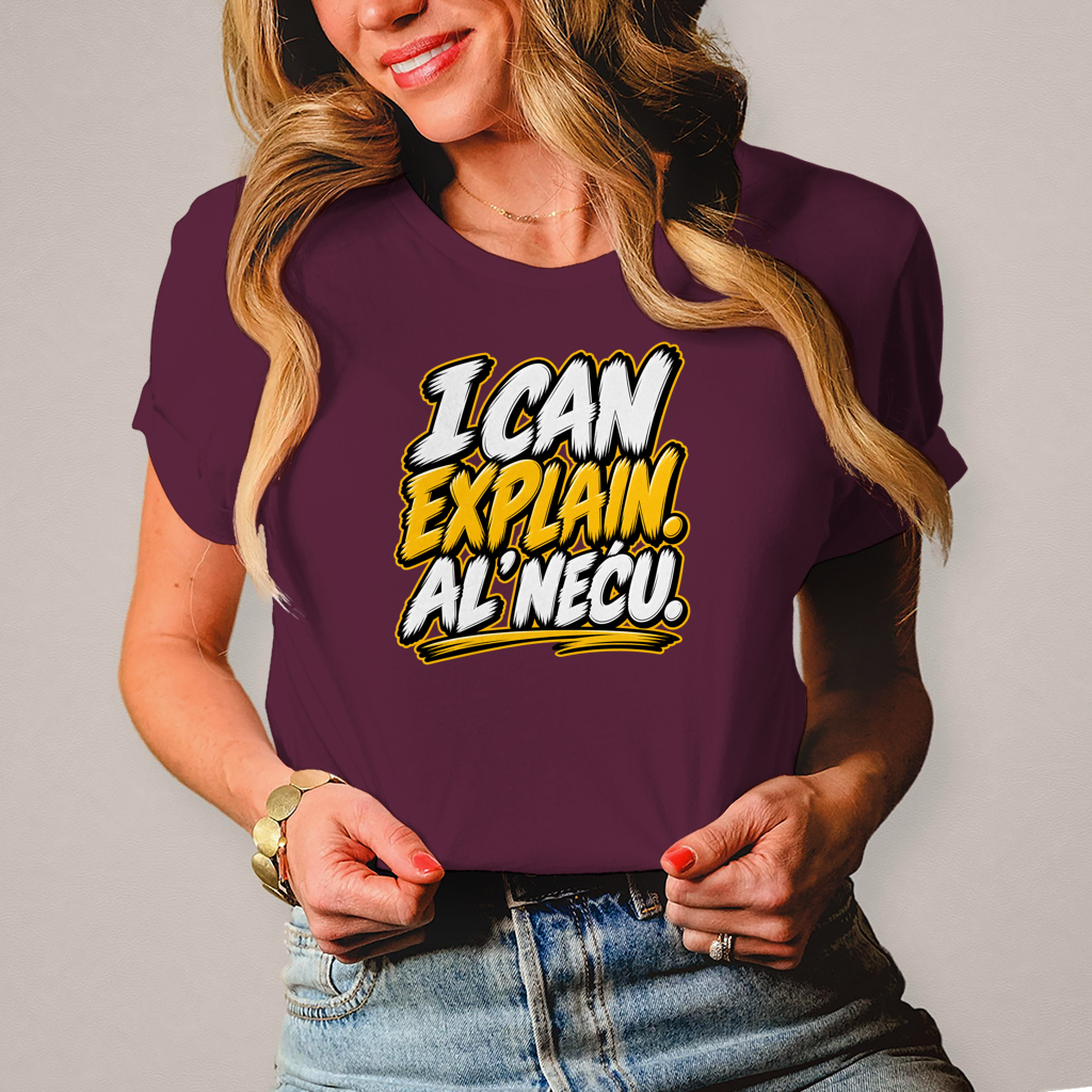 Damen T-Shirt I can explain al necu