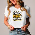 Damen T-Shirt Good Vibes