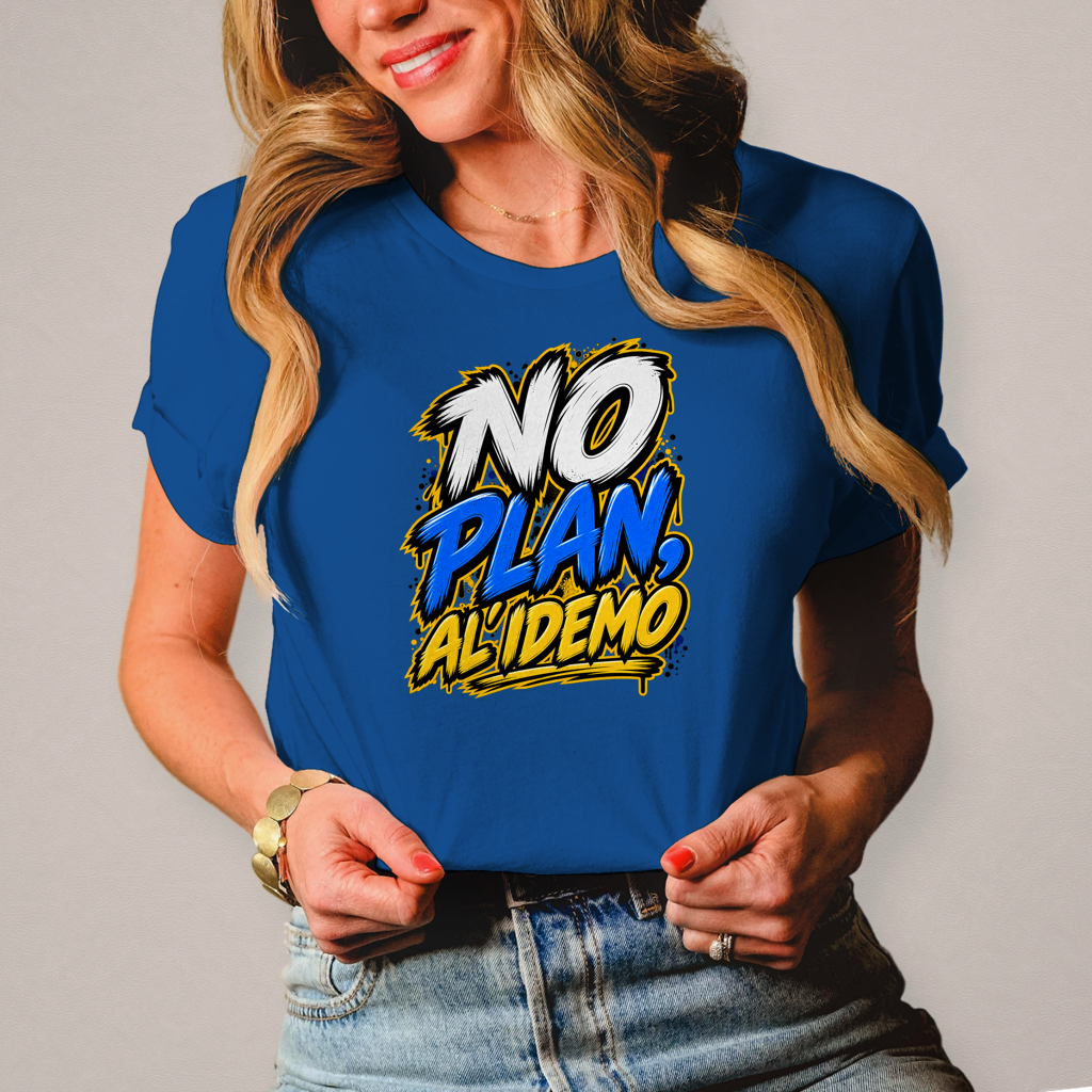 Damen T-Shirt No plan