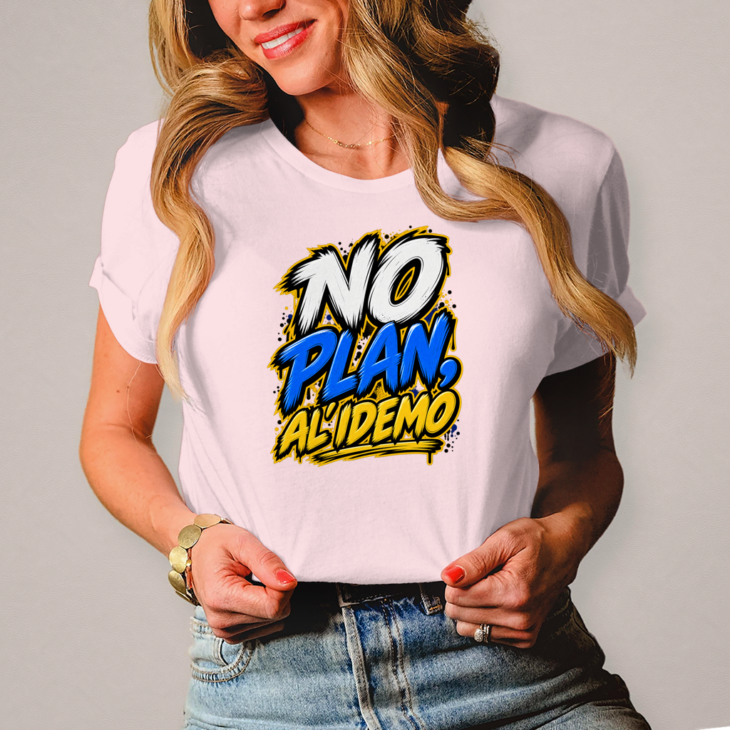 Damen T-Shirt No plan