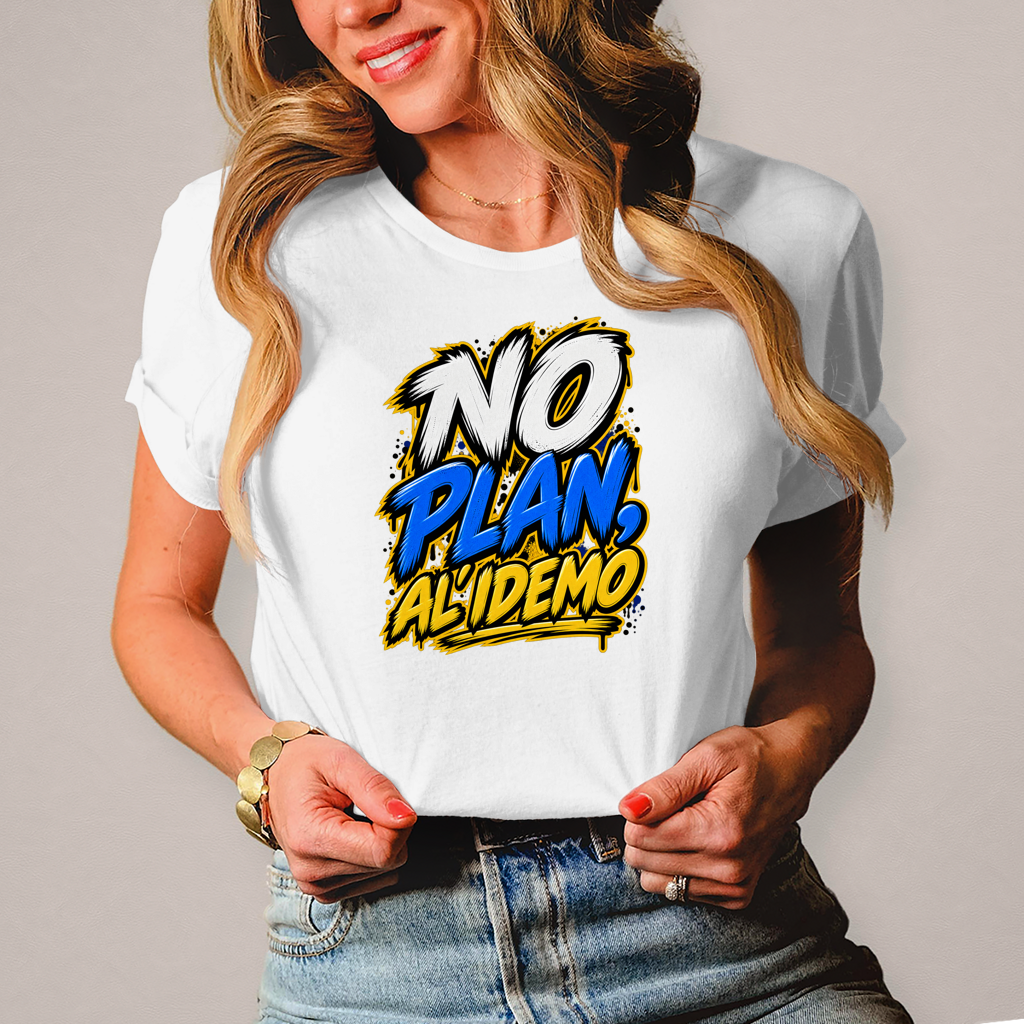 Damen T-Shirt No plan