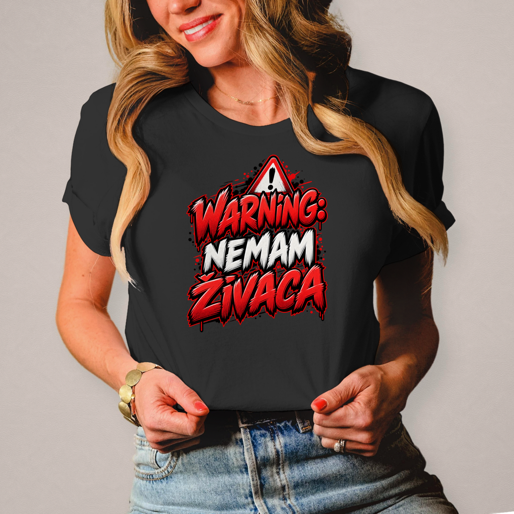 Damen T-Shirt Nemam zivaca