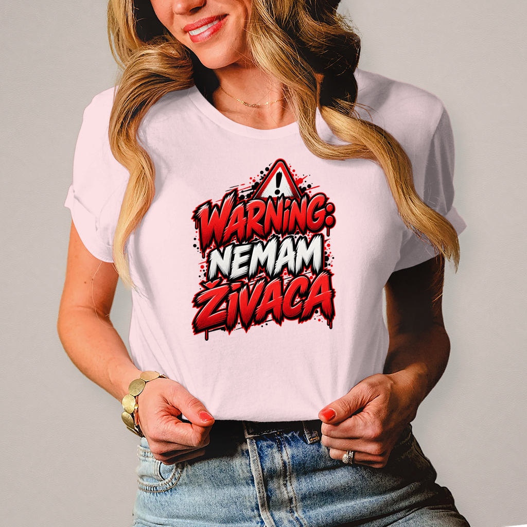 Damen T-Shirt Nemam zivaca