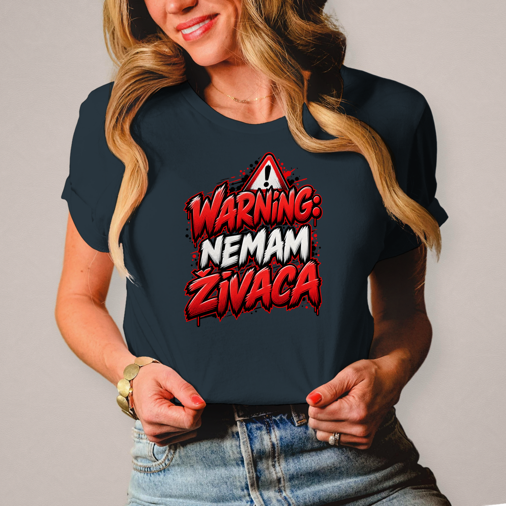 Damen T-Shirt Nemam zivaca