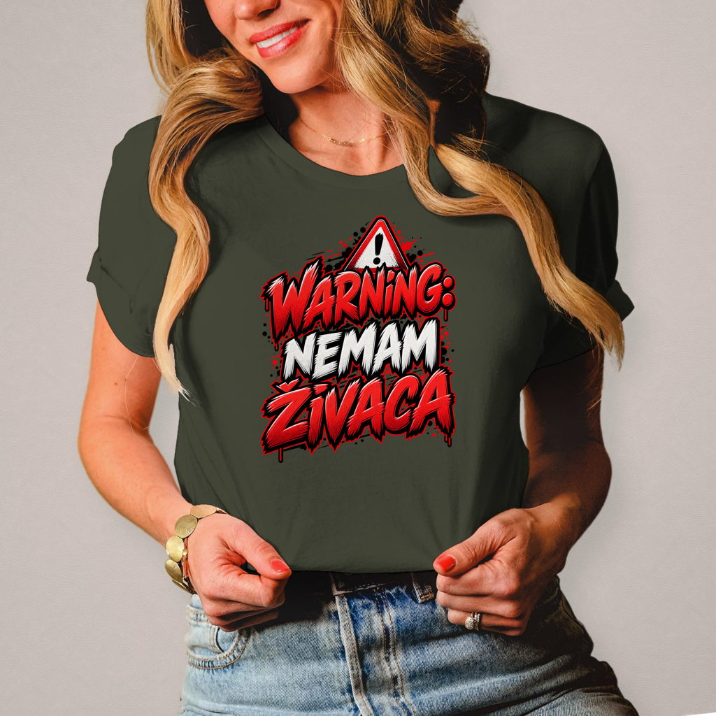Damen T-Shirt Nemam zivaca